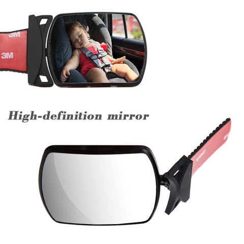 YASOKRO Mini Safety Car Back Seat Baby View Mirror Adjustable Baby Rear Convex Mirror Car Baby Kids Monitor Rearview Mirror ► Photo 1/6