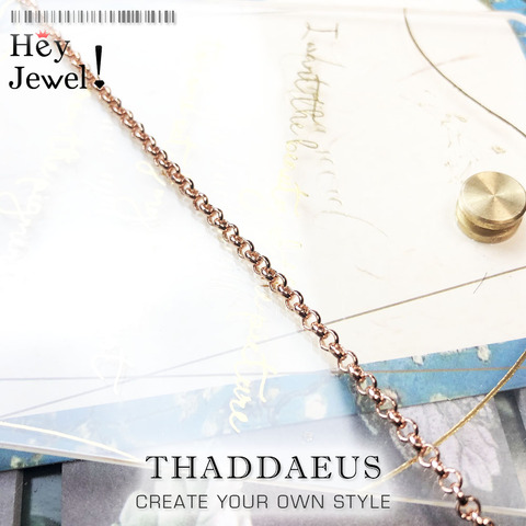 Round Belcher Chain Necklace,2017 Brand New  Strand Fashion Jewelry Europe Style Rose Gold  Bijoux Gift For Men Women ► Photo 1/6