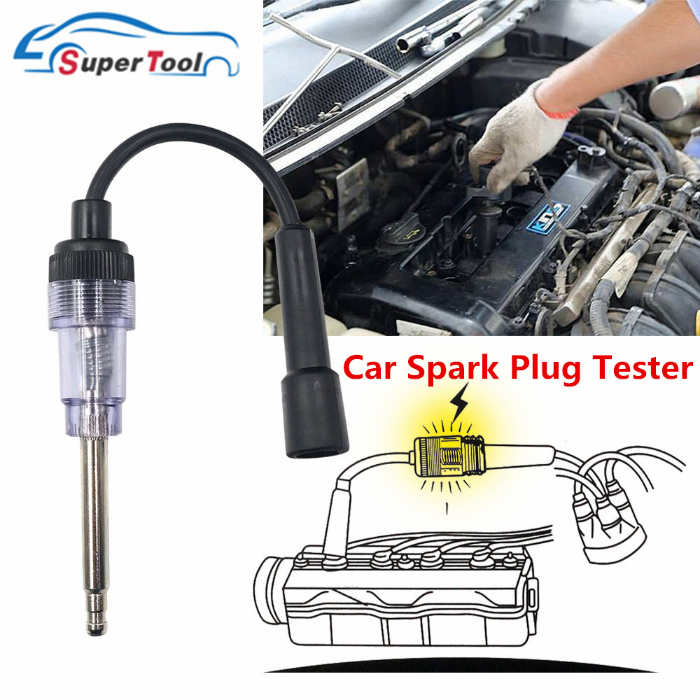 Car Tester Auto Ignition Spark Plug Coil Test Pen Detector Diagnostic Tool 12V