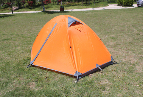 Hot selling CZX-399 Aluminum Pole Double Lays 4 season 1 Person Camping tent come with Aluminum pegs+wind ropes+carry bag+logo ► Photo 1/6