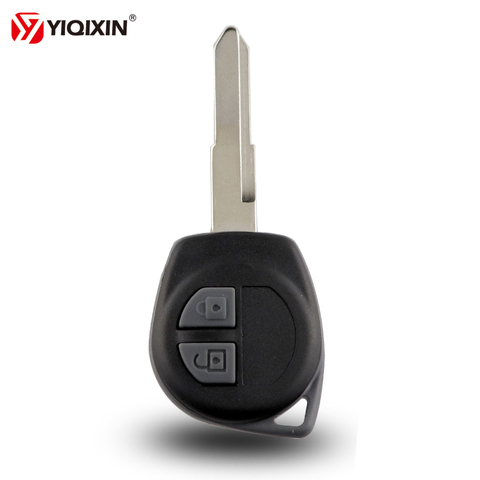 YIQIXIN 2 Button Remote Car Key Shell HU133R Rubber Button Pad For Suzuki Igins Alto SX4 Vauxhall Agila 2005 2006 2008 2009 2010 ► Photo 1/6