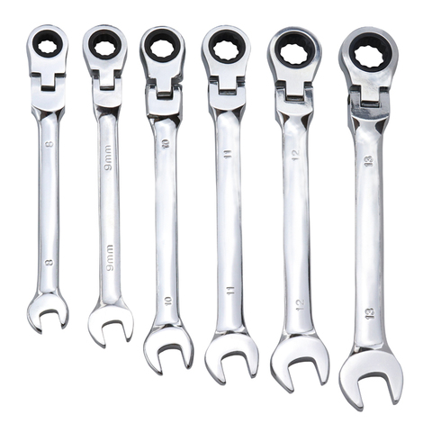 Keys Set Multitool Wrench Ratchet Spanners Hand Tools Wrench Set Universal Car Wrench Car Repair Tools 8-13mm ratchet wrench ► Photo 1/6