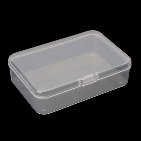 2022 New Small Transparent Plastic Storage Boxs Clear Square Multipurpose Display Case ► Photo 1/6