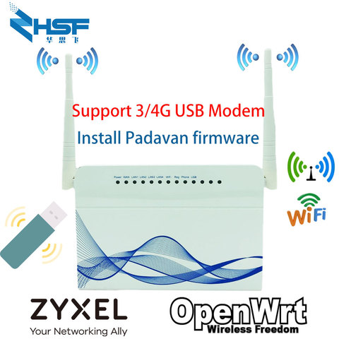 300Mbps 802.11b/g/n  Wireless WiFi Router For USB 3G 4G Modem Omni 2  Open Wrt Router/WISP/Repeater/AP Mode  Openvpn  PPTP L2TP ► Photo 1/6