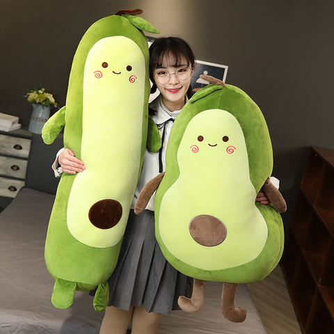 53~115cm NEW Happy Squishy Stuffed Avocado Doll Soft Green Fruit Plant Plush Toy Boys Girls Snuggle Buddy Xmas Gift ► Photo 1/6