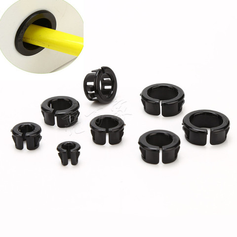 10pcs Plastic vent hole cover wire grommet gasket snap-on Electric box inlet outlet o Seal ring Dust plug cable fixed protector ► Photo 1/6