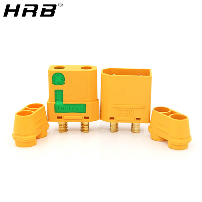 10 Pairs Amass XT90H Connector Male Female with Protective Cover RC Lipo Battery 