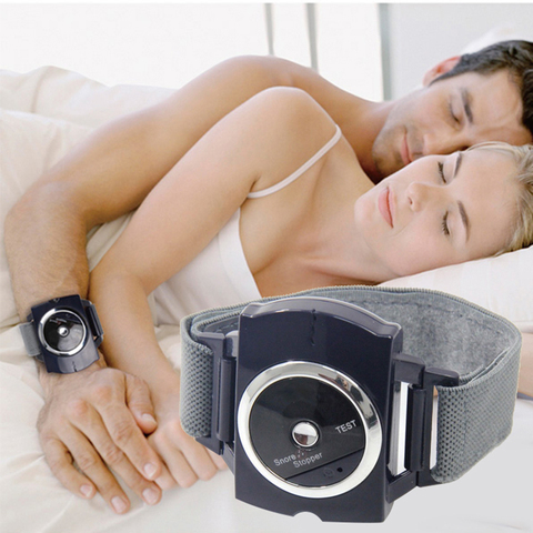 Snore Blocker Stopper Infrared Stop Snoring Wristband Help Sleeplessness For Health Care Tools Anti-Snoring Device Wrist Band ► Photo 1/6