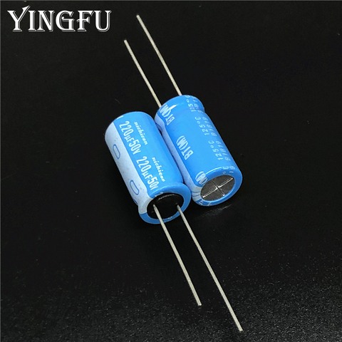 10pcs 220uF 50V NICHICON BT Series 10x20mm Highly dependable reliability 50V220uF Aluminum Electrolytic capacitor ► Photo 1/2