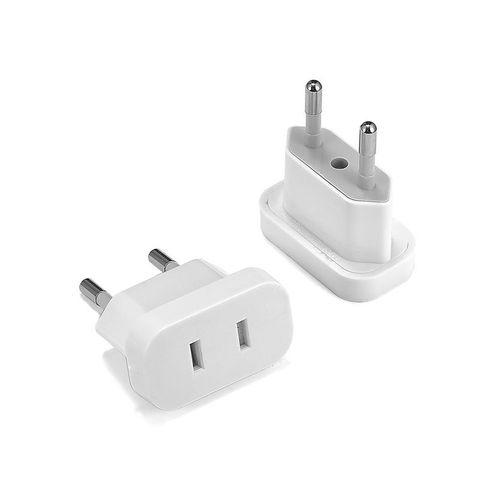 1 pcs US To EU Euro Europe Plug Plug Converter 2 Round Plug AC Converter Travel Adapter American US To EU Electrical Socket ► Photo 1/6