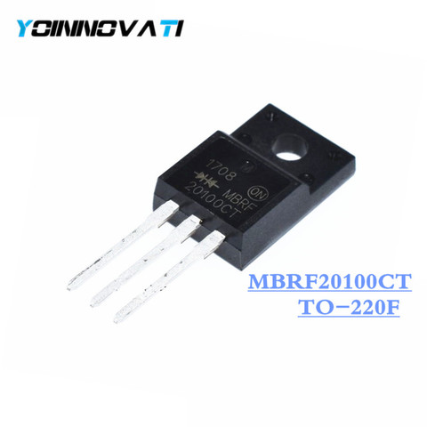 10PCS MBRF20100CT TO-220F SCHOTTKY DIODE MBR20100CT 20100CT ► Photo 1/6