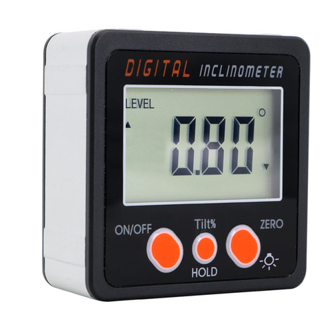 IP54 water proof magnet digital protractor bevel box angle meter ruler Level  Magnetic Base digital inclinometer with With Back ► Photo 1/6