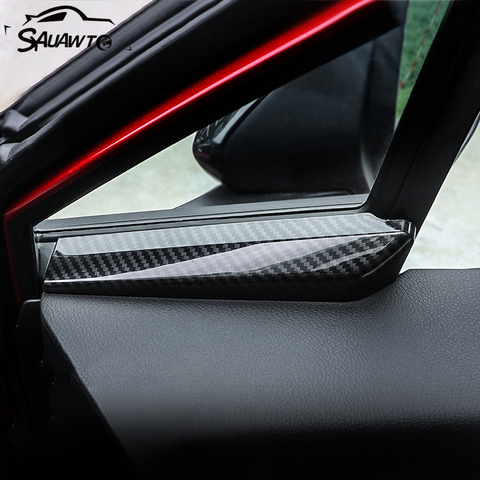 For Toyota C-HR CHR C HR 2016 2017 2022 Car Front Door Window Inner Triangle A Colum Cover Trim Interior Moulding Accessory ► Photo 1/6