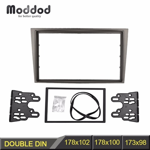 Radio Stereo Panel for Opel Astra Antara Corsa Zafira Double 2 Din Fascia Dash Installation Trim Kit Face Plate Bezel ► Photo 1/6