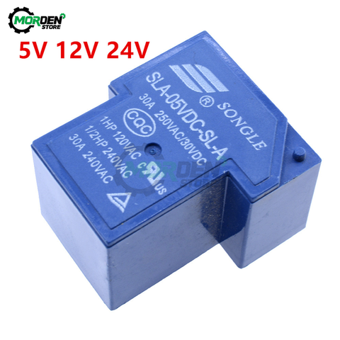 4Pin 5Pin Relays SLA-05VDC-SL-A SLA-12VDC-SL-A SLA-24VDC-SL-A 5V 12V 24V ► Photo 1/6