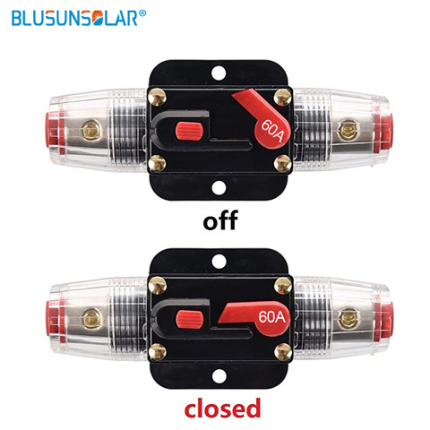 100A 50A 60A 80A 150A 12V 24 Car Truck Audio Amplifier Circuit Breaker Fuse Holder AGU Style Stereo Amplifier Refit Fuse Adapter ► Photo 1/5