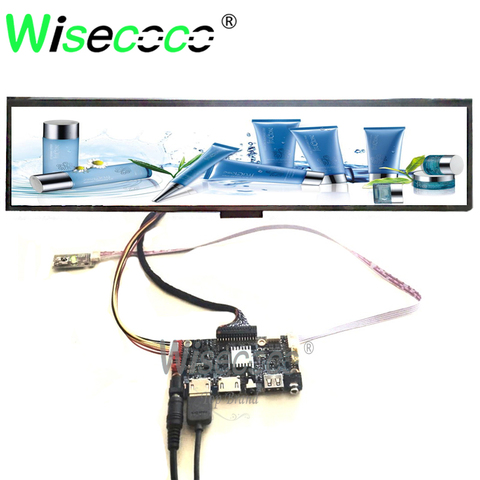 24 inch 1920x360 IPS panel 60Hz with HDMI AD board for gaming console display and supermarket Shelf Screen ► Photo 1/6
