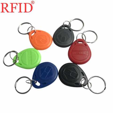 ID 125khz EM4100 TK4100 Read Only Keyfobs Keychain RFID EM Token Tag Access Control Card Ring Many Color Select Fast Shipping 1 ► Photo 1/6