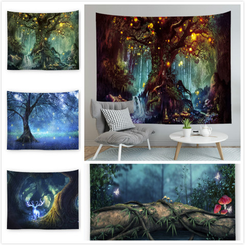 2022 New Wish Tree Tapestry Home Decor Wall Hanging Carpet Multifunctional Cover Table Cloth Picnic Blanket Beach Towel ► Photo 1/6