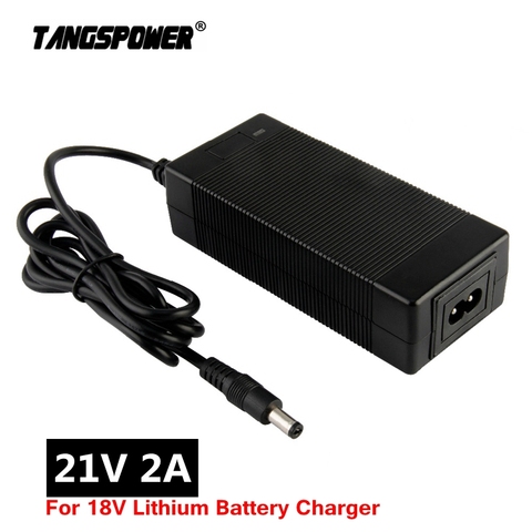 21v 18v 2a lithium battery charger 5 Series 100-240V 21V 2A battery charger for lithium battery with LED light shows charge ► Photo 1/6