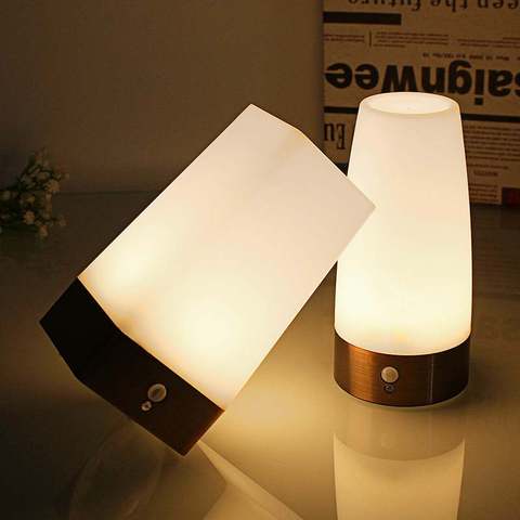 Wireless Induction LED Night Light Bedside Reading Camping Lamp With Motion Sensor on/off switch for Children Kids Birthday Gift ► Photo 1/6