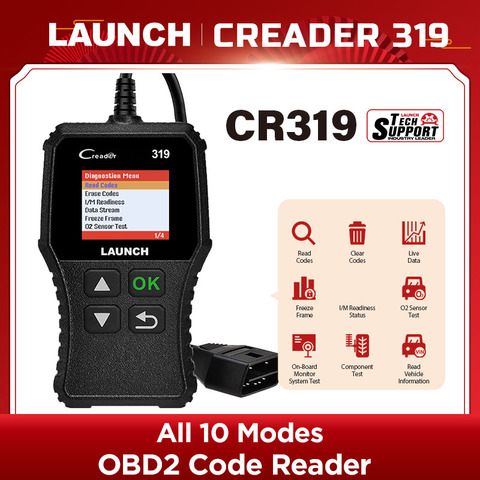 LAUNCH X431 Creader 319 CR319 full obd2 scanner obd eobd auto code reader car diagnostic scanner tool PK CR3001 AD310 ELM327 ► Photo 1/6