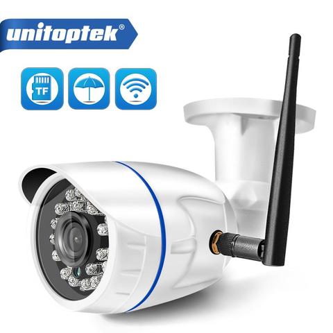 HD 1080P Wireless IP Camera WIFI Outdoor ONVIF CCTV Video Home Security Bullet Camera TF Card Slot Night Vision APP CamHi ► Photo 1/6