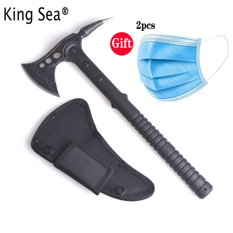 King Sea High  Outdoor Exploration Axe Needle-Tailed Camping Hiking Practical Axe Tomahawk Fire Ice Axe With Fiberglass Handle ► Photo 1/1