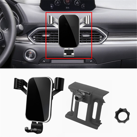 Adjustable Mobile Phone Holder For Mazda CX-5 2017 2022 For Mazda CX5 2017 2022 Air Vent Mount Bracket Cell Phone Holder ► Photo 1/6