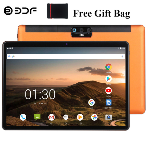 BDF 10 Inch Tablet Pc Android 9.0 2GB RAM 32GB ROM Dual SIM Cards 3G Phone Call Tablets Google Play GPS 10.1 Tab WiFi Bluetooth ► Photo 1/6