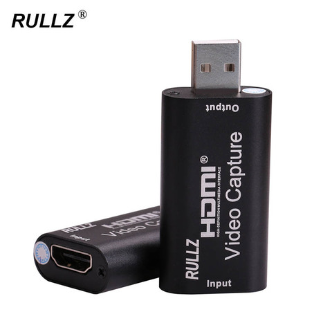 Original Rullz 4K HDMI Capture Card USB 1080P Game Capture Device for Video Recording PC Android Phone Streaming Live Broadcast ► Photo 1/6