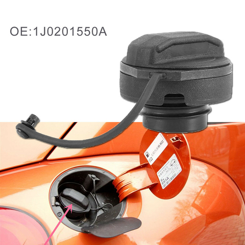 Front Oil Fuel Cap Petrol Diesel Tank Cover Fit for VW Golf Jetta Bora Polo Audi A4 A6 Automobile Gasoline Cap 1J0201550A F047 ► Photo 1/6