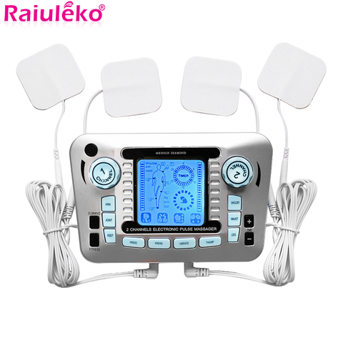 Tens Massager Ems Electrical Pads Muscle Stimulator Acupuncture Pulse Low Frequency Physiotherapy Machine Fat Burner Health Care ► Photo 1/6