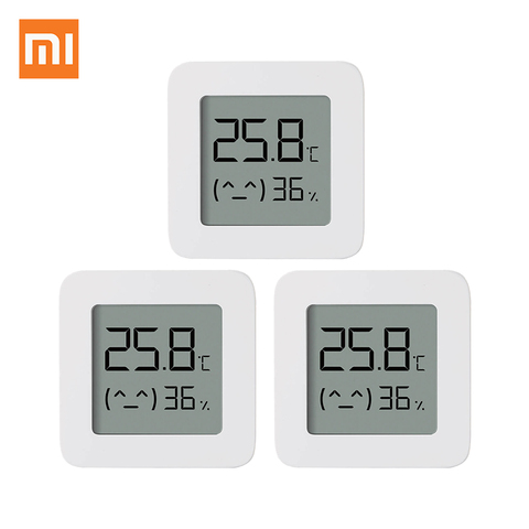 [Newest] Xiaomi Mijia Bluetooth Temperature humidity 2 Wireless Smart Electric Digital Sensor Screen Smart Home Moisture Meter ► Photo 1/6