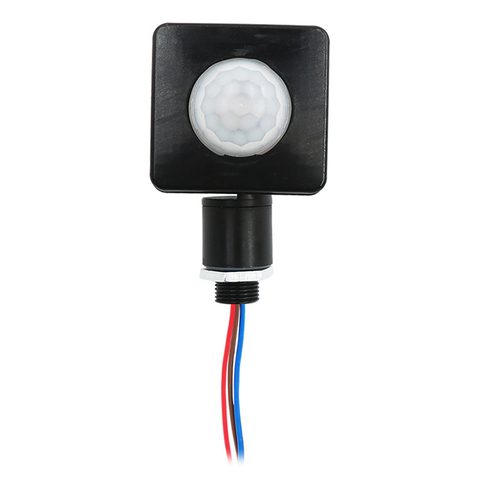 10/12mm Ultrathin LED Flood Light PIR Motion Sensor Detector Waterproof Outdoor 85-265V IP54 Motion Sensor Adjustable PIR Switch ► Photo 1/6