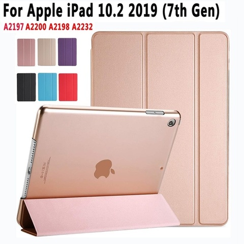 Luxury Tablet Smart Leather Stand Case for Apple IPad 10.2 Inch 2022 7th Generation PU Wake Holder Cover for IPad7 I Pad 7 Coque ► Photo 1/6