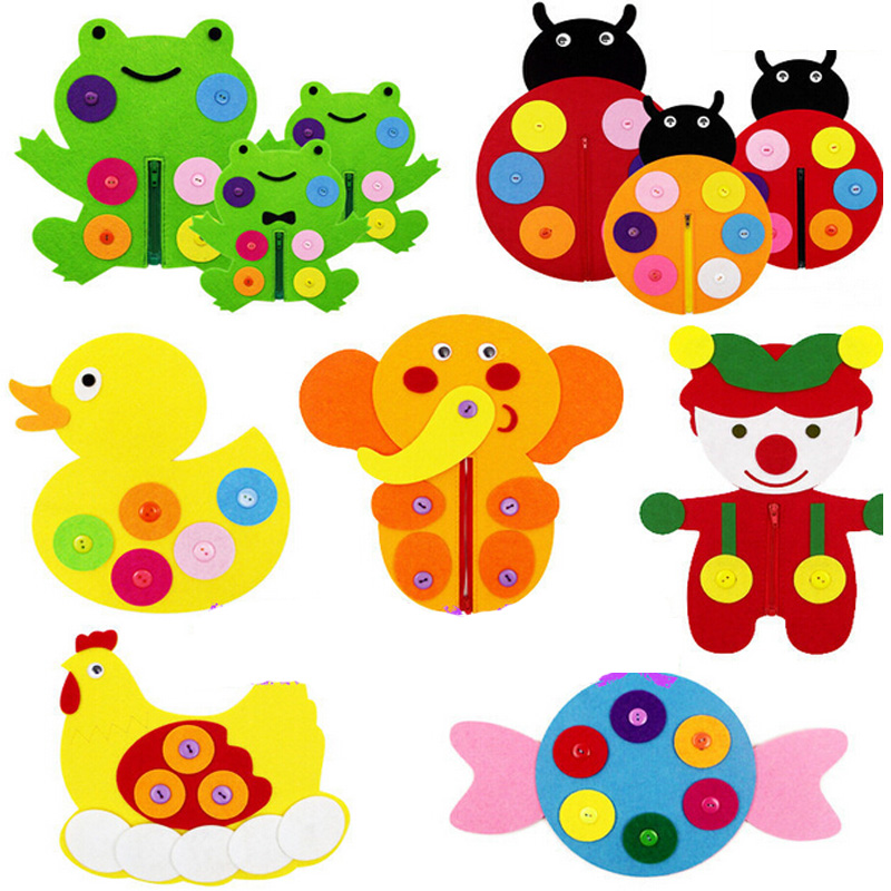 Baby Zipper Button Clothing Unbuttoned Toy Manual Puzzle Kid Early Education Toy 
