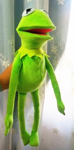 60cm  Large Sesame Street The Muppet Show Kermit  Puppets ventriloquism plush toy doll stuffed Christmas Gift Birthday ► Photo 1/2