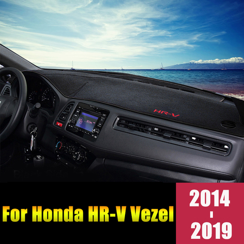For Honda HRV HR-V Vezel 2014 2015 2016 2017 2022 LHD/RHD Car Dashboard Cover Mats Pads Anti-UV Case Carpets Accessories ► Photo 1/6