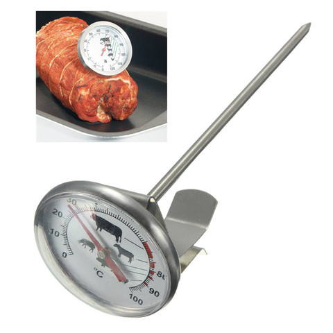 BBQ Meat Food Kitchen Cooking Instant Read Meat Food Thermometer Gauge Stainless Steel Pocket Probe Thermometer Gauge ► Photo 1/5