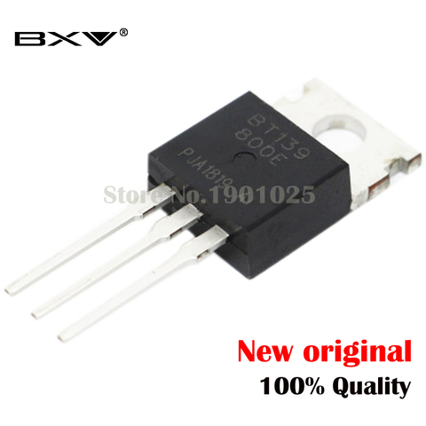 10PCS BT139-800E BT139 BT139-800 800V 16A Triacs RAIL TRIAC TO-220 new original ► Photo 1/1