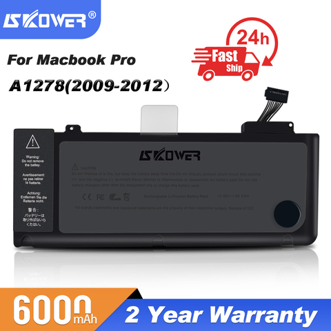 SKOWER Laptop Battery For Apple Macbook Pro 13 15 Inch A1278 A1286 A1398 A1502 Notebook A1322 A1321 A1494 A1417 A1493 Batteries ► Photo 1/6