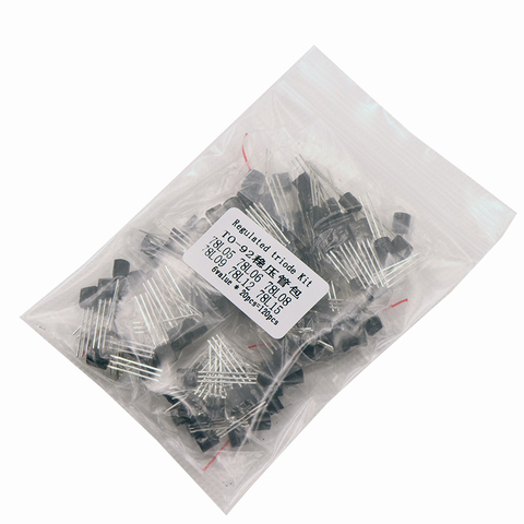 20pcs*6values=120pcs TO-92 78L05 78L06 78L08 78L09 78L12 78L15 Transistor package Assorted Kit  free shipping ► Photo 1/6