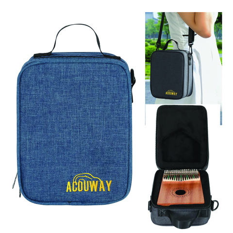 Acouway 17 Key kalimba bag case portable thumb piano hard Case Oxford Cloth Inside Cotton ► Photo 1/6