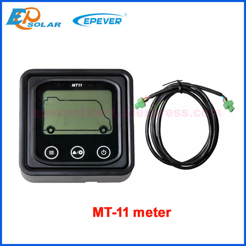 MT11 Remote Meter For EPever MPPT Solar Charge Dual Battery Controller DuoRacer Series Monitoring Running data With LCD Display ► Photo 1/6