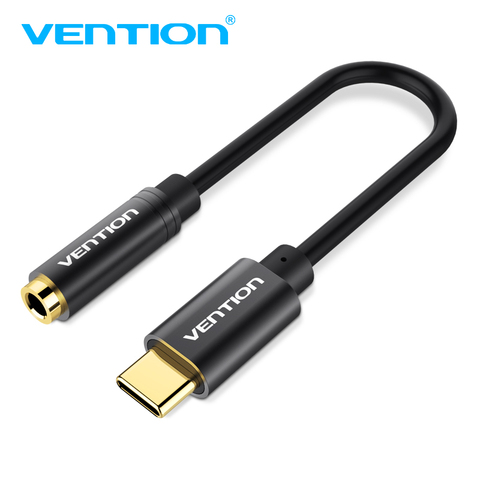 Vention Type c to 3.5mm Headphone jack 3.5 AUX USB C Cable For Huawei V30 P30 pro Xiaomi Mi 9 Oneplus 7T pro Audio USB C Adapter ► Photo 1/6