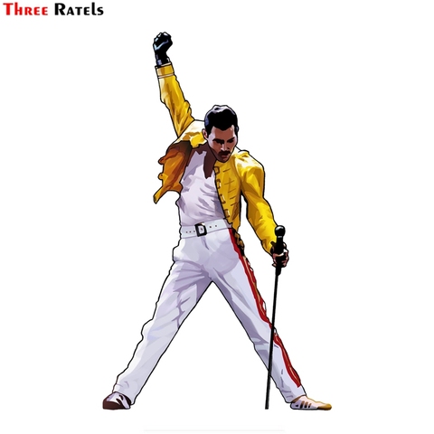 Three ratels FTC-810# 12x18.6cm Freddie Mercury Vinyl Decal Car Window Wall Sticker Bohemian Rhapsody QUEEN ► Photo 1/6