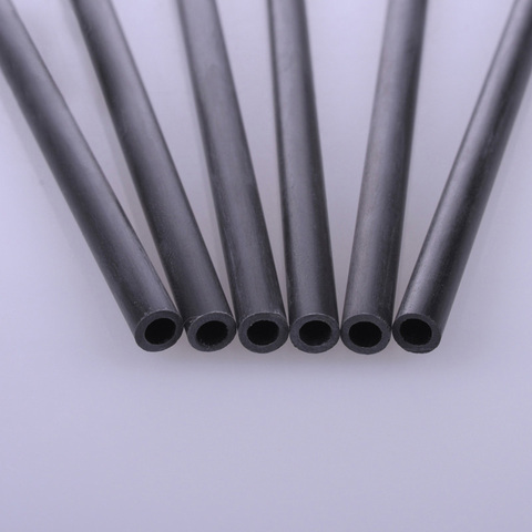 5pcs Diameter 2mm/3mm/4mm/5mm/6mm/8mm Carbon Fiber Rod Hollow Round Bar Shaft for RC Airplane Model 200mm Length ► Photo 1/6