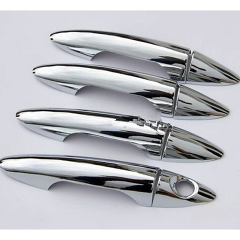 Chrome Door Handle Cover Trim For Hyundai Solaris Verna i25 Accent Grand Avega 2011 2012 2013 2014 2015 2016 Car styling ► Photo 1/4