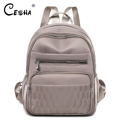Fashion Casual Women Travel Backpack Pretty Style Girls Schoolbag Backpack High Quality Soft Fabric Multi-pockets Backpack SAC ► Photo 1/6